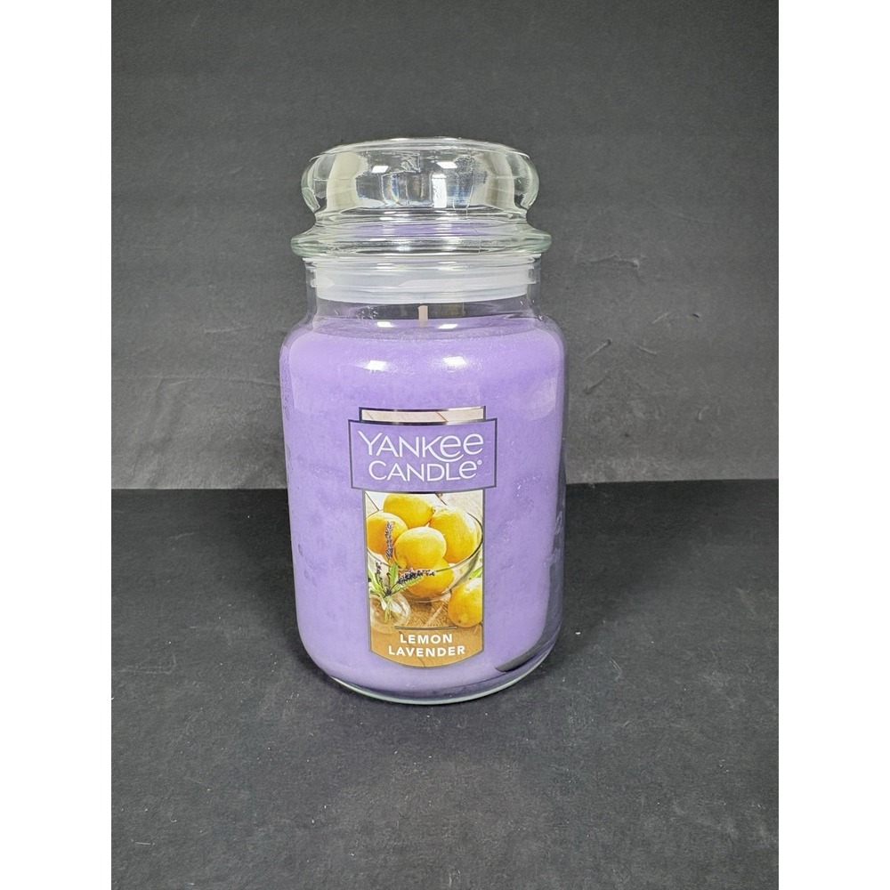 Yankee Candle Lemon Lavender Scented Large Jar 22 oz NEW